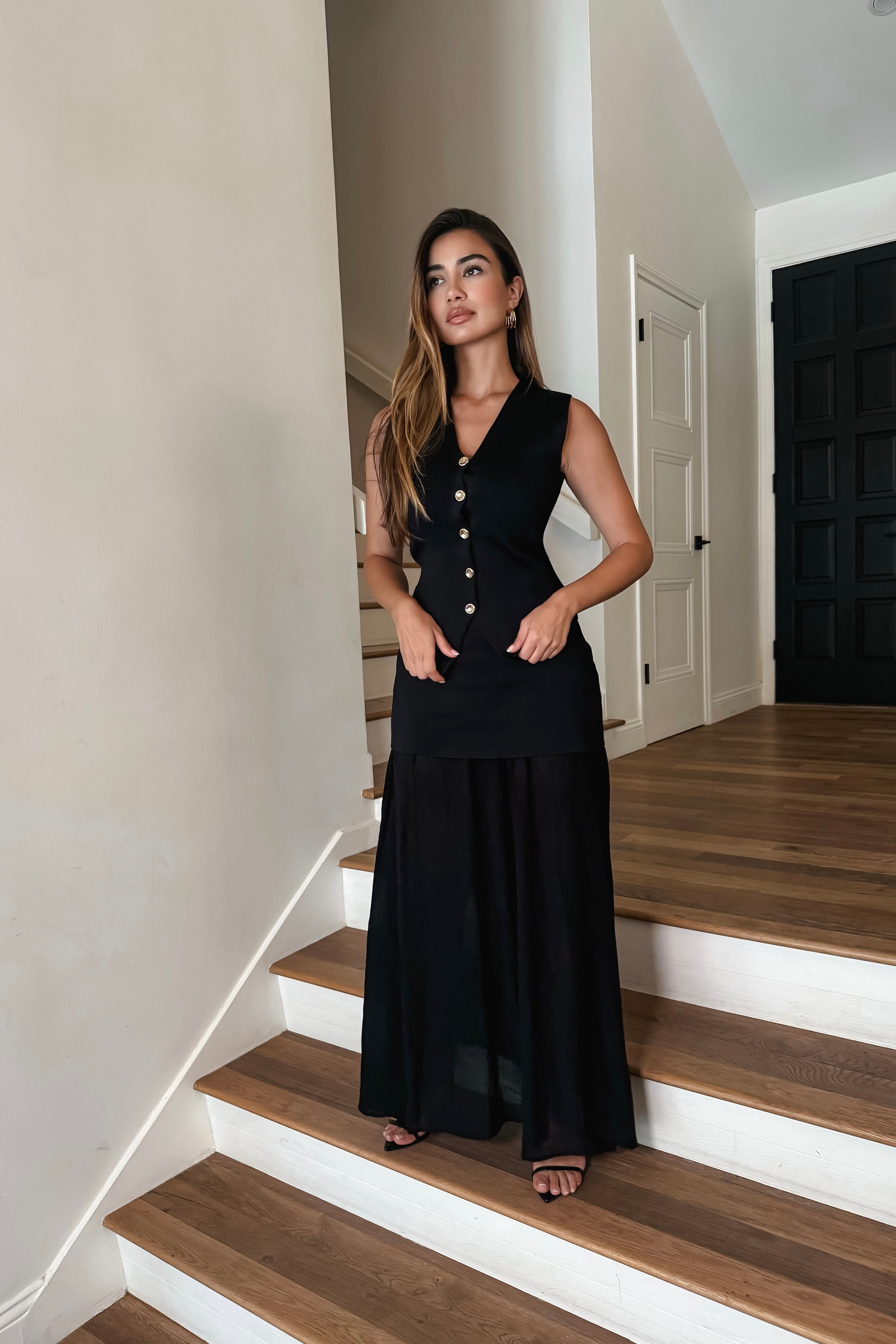 Bianca 2-Piece Skirt Set - Black – Zie Boutique