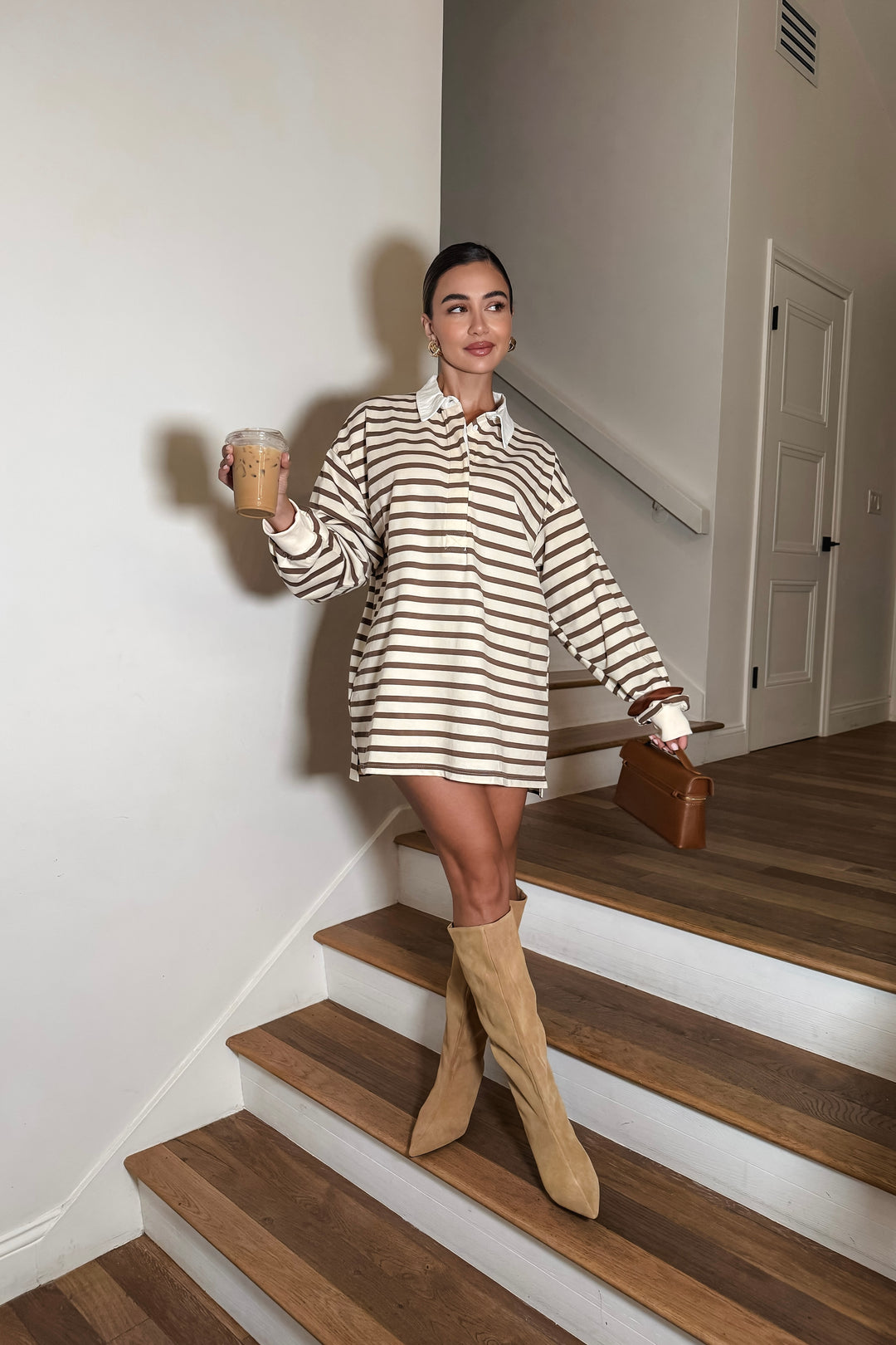 Kona Stripe Sweater Dress