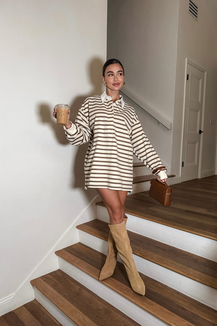 Kona Stripe Sweater Dress
