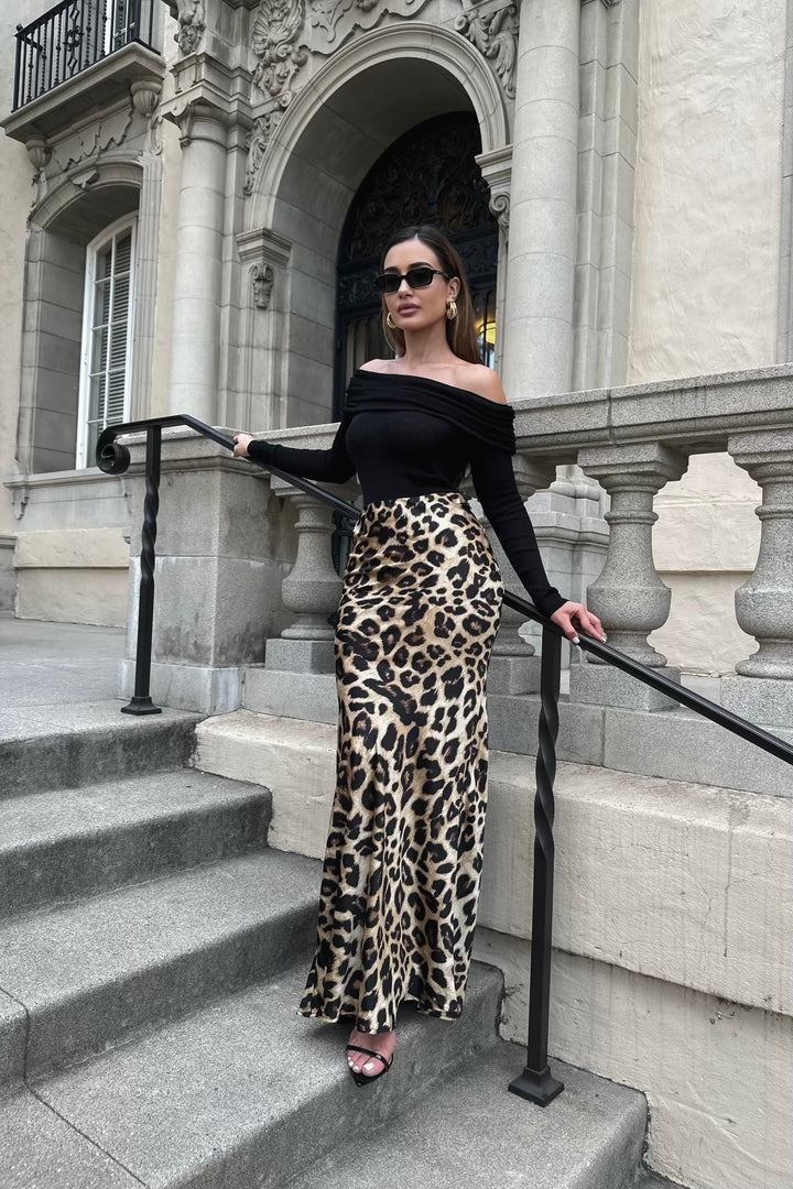 Forrest Cheetah Print Maxi Skirt