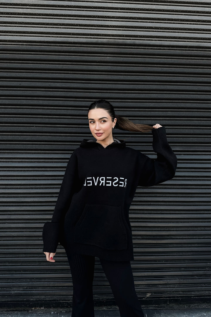 RESERVED Unisex Knit Hoodie