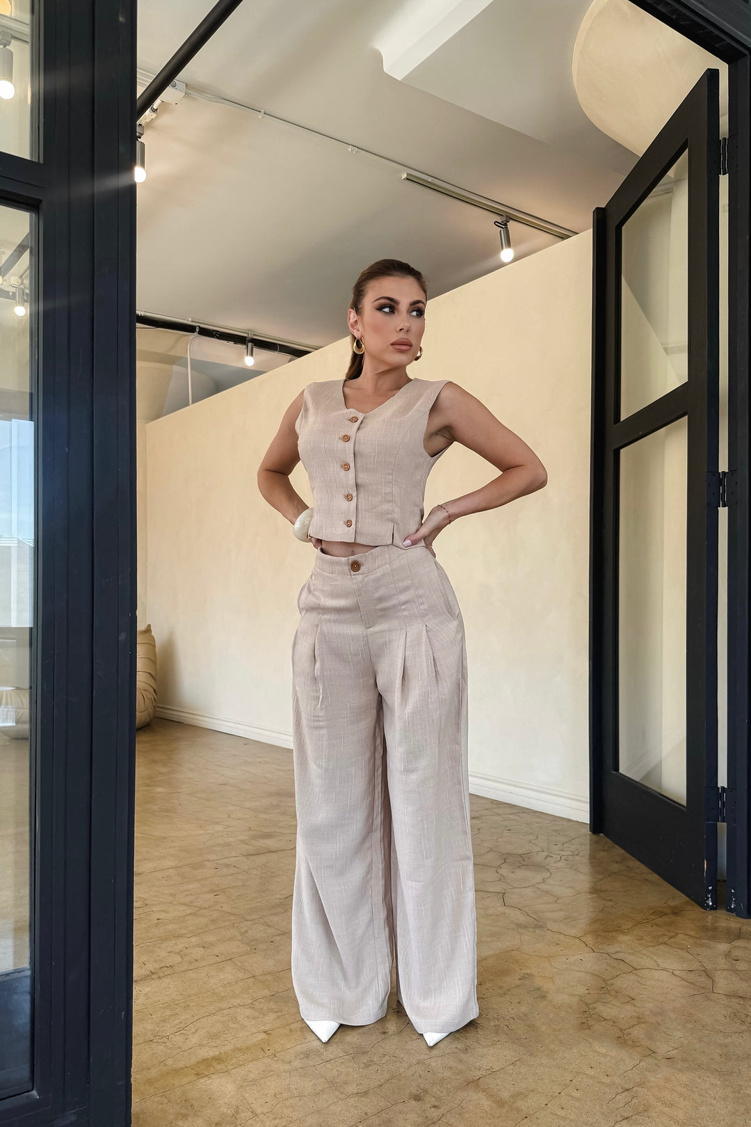 Kendra 2-Piece Vest Set