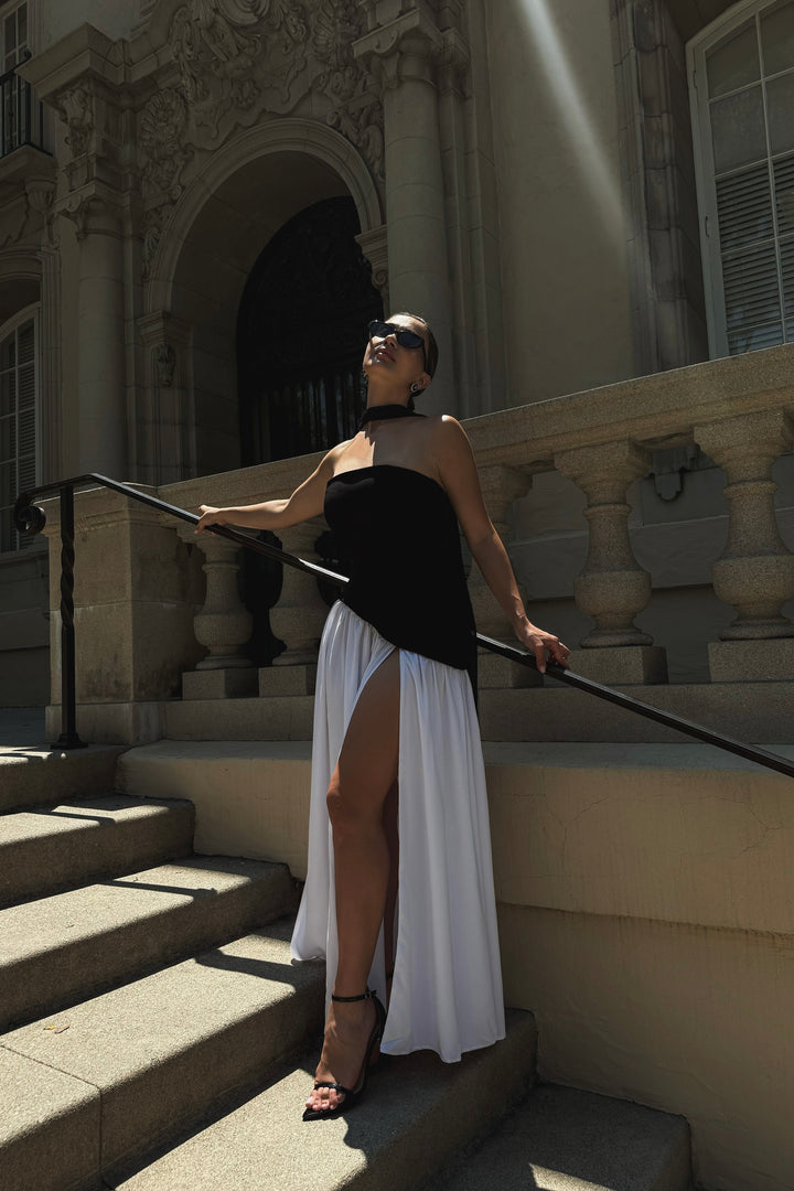 Taylor Gown - Black/White