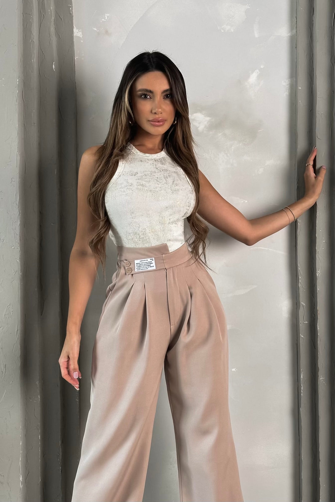 Fay Trousers - Nude