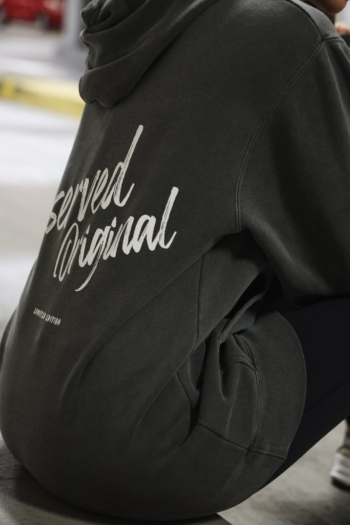 RESERVED Original Unisex Hoodie - Charcoal – Zie Boutique