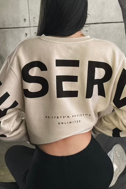 RESERVED Unisex City Crewneck - Cream