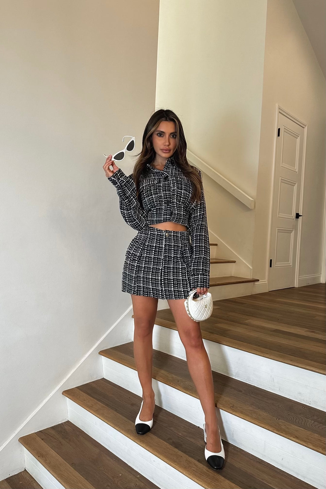 Kole Tweed 2-Piece Skirt Set