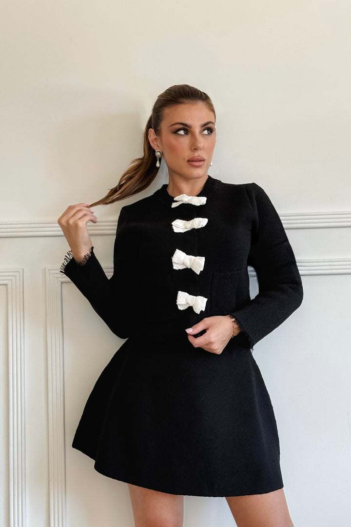 Jannie Bow 2-Piece Skirt Set