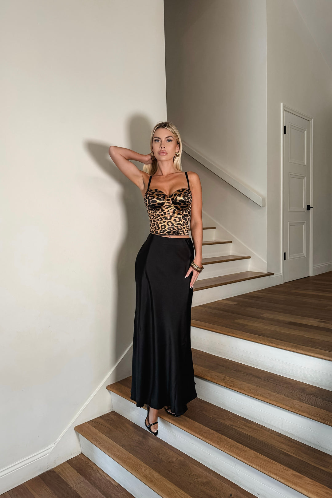 Krissy Cheetah Print Corset