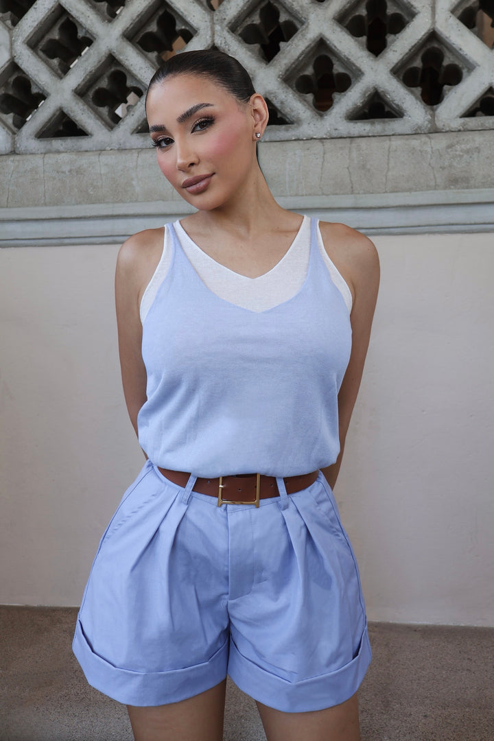 Sienna Double Layer Knit Top