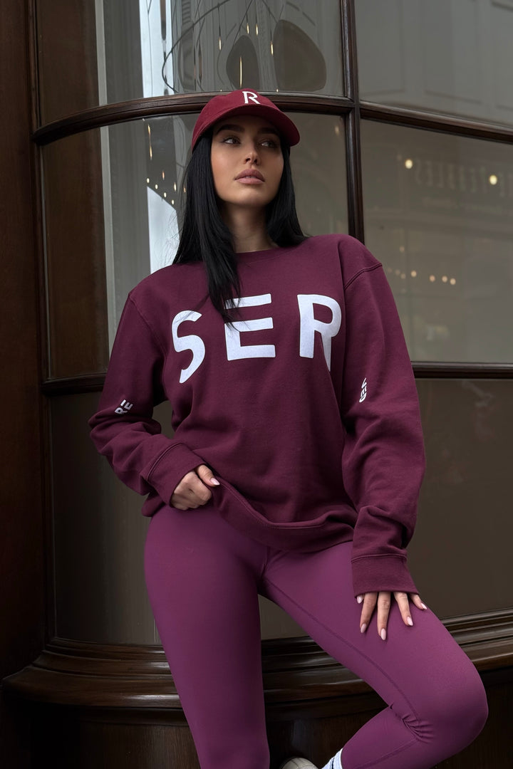 RESERVED Seamless Leggings - Burgundy