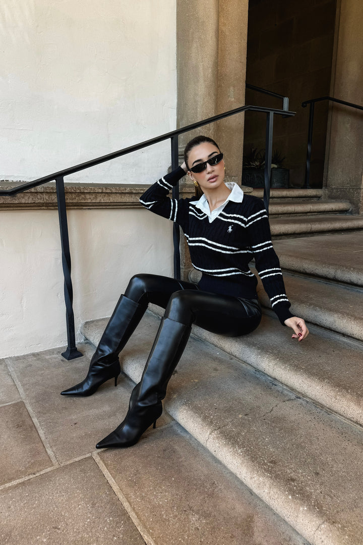 Karina Leather Leggings