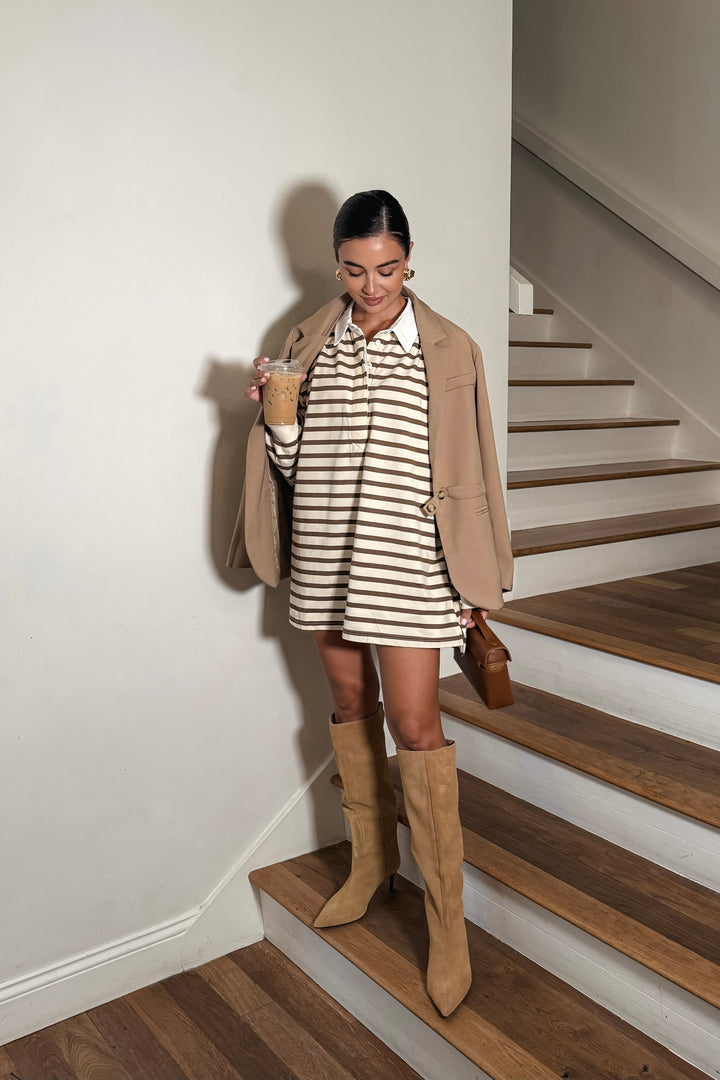 Kona Stripe Sweater Dress