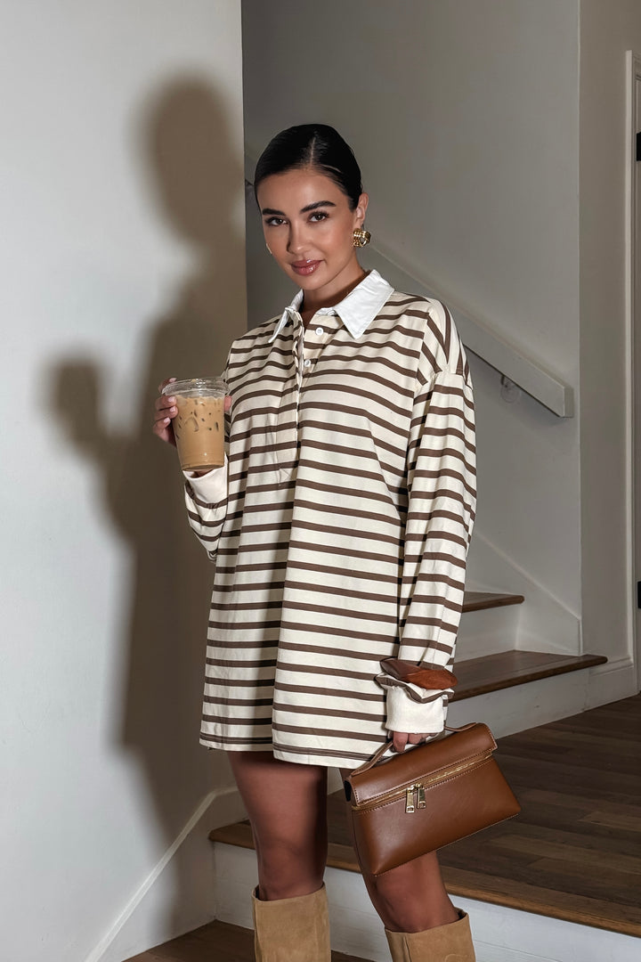 Kona Stripe Sweater Dress