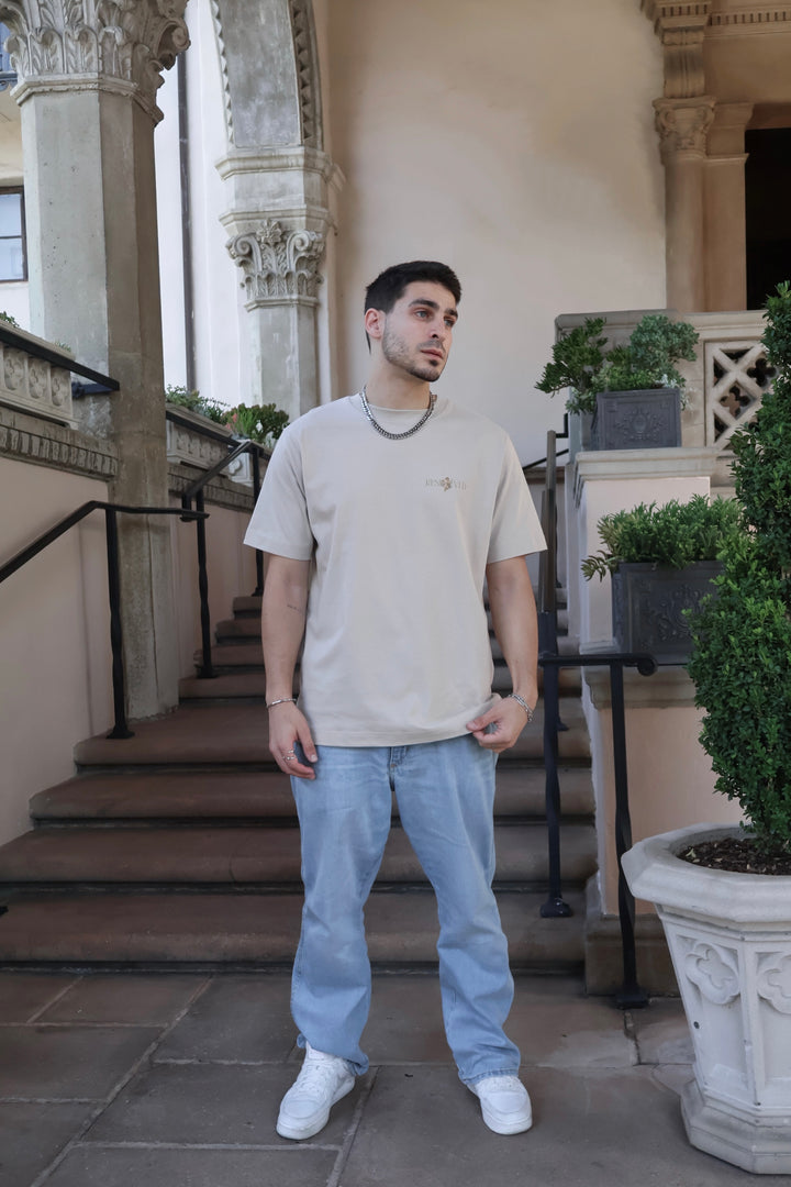 Reserved Unisex Patch T-Shirt - Ivory