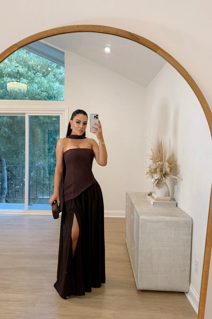 Taylor Gown - Brown