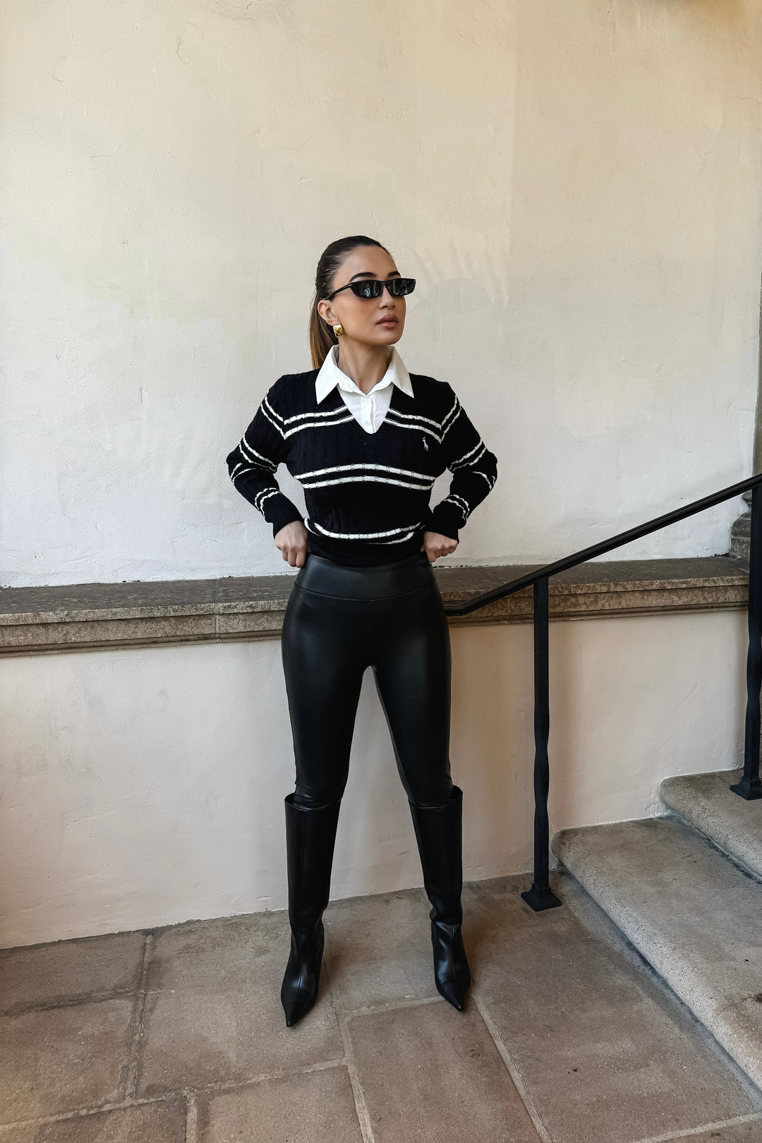 Karina Leather Leggings