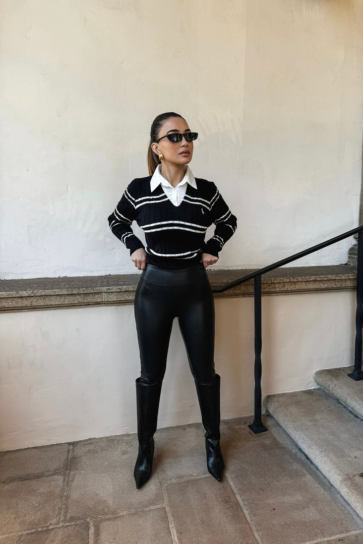 Karina Leather Leggings