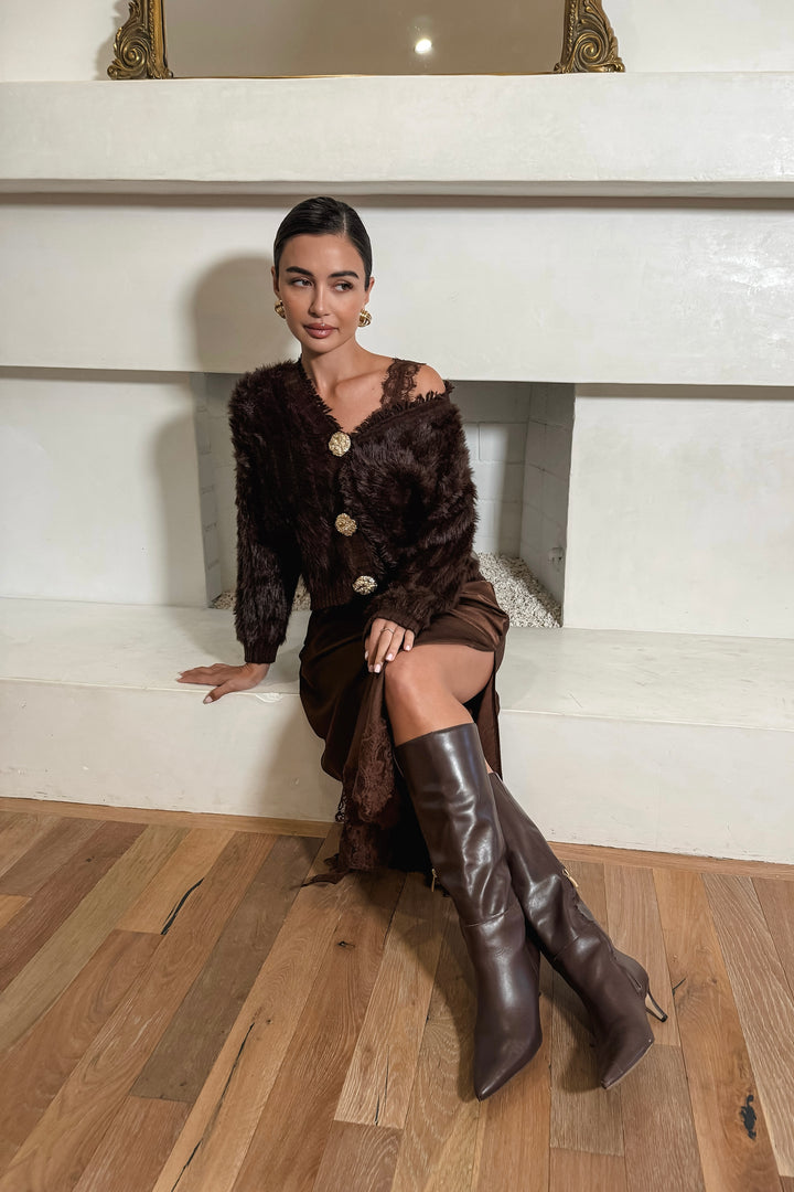 Abbey Fuzzy Cardigan