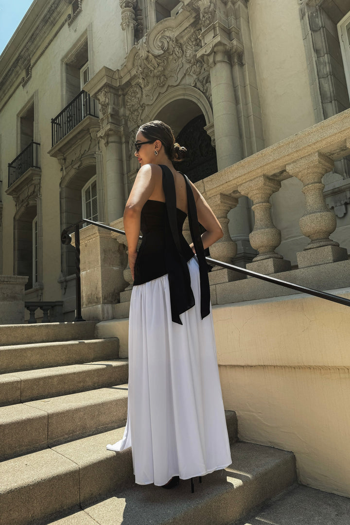 Taylor Gown - Black/White