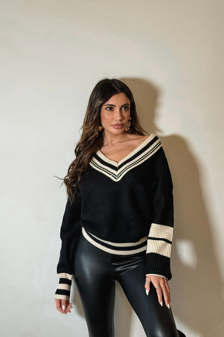 Mai Stripe Knit Sweater