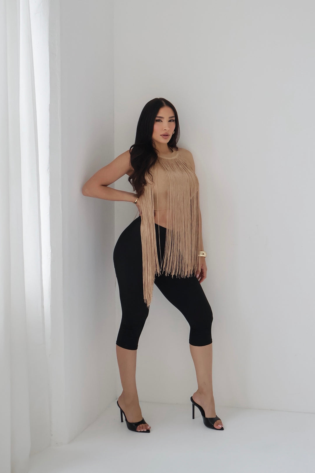 Sheryl Fringe Top