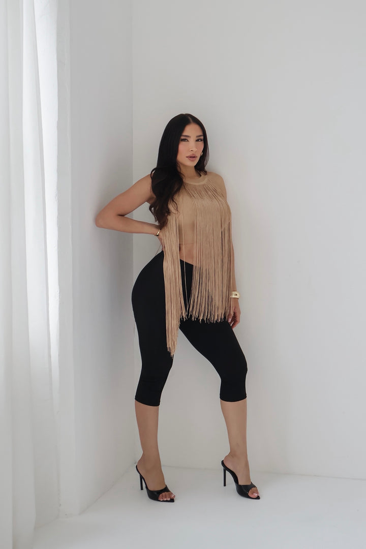 Sheryl Fringe Top