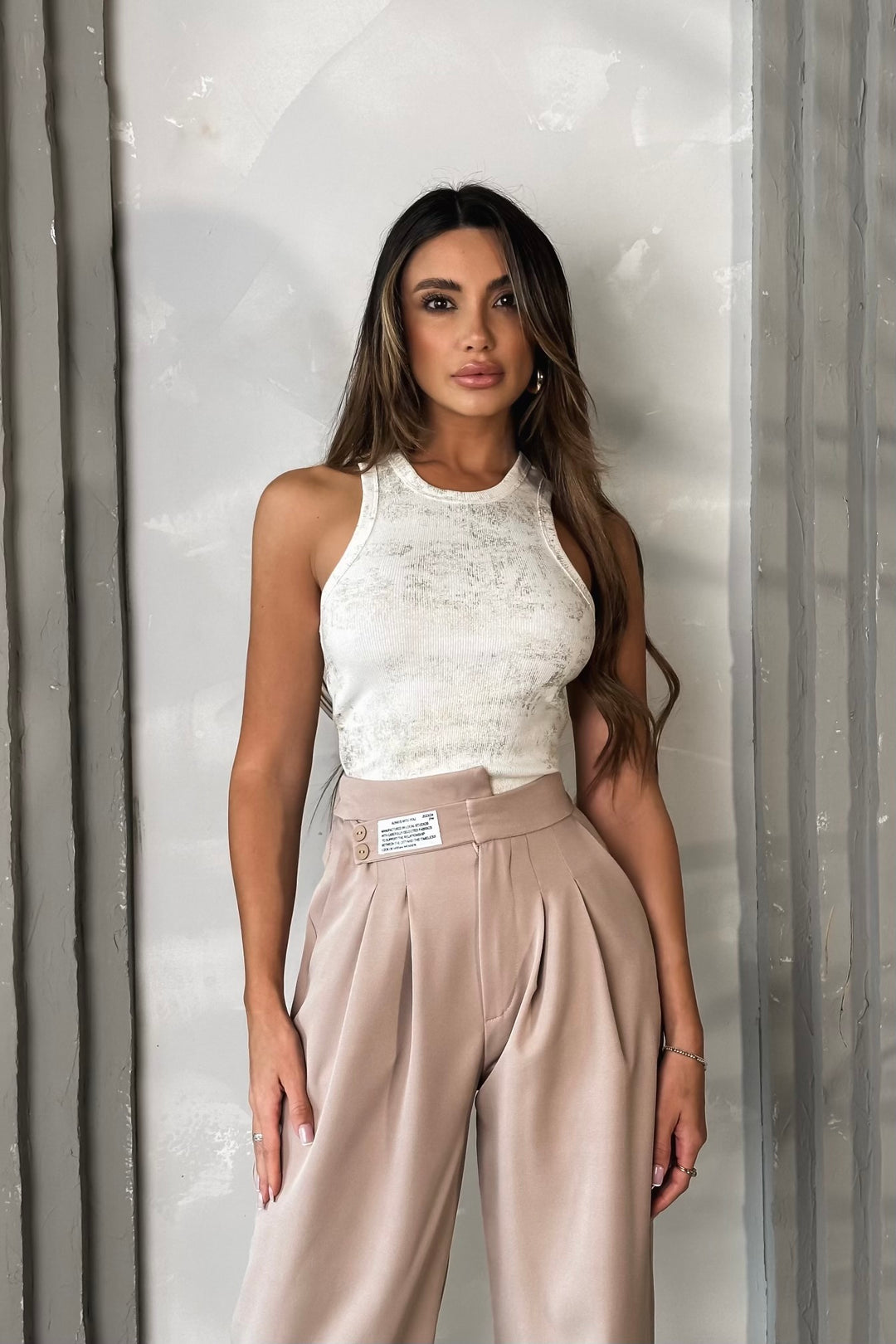 Fay Trousers - Nude