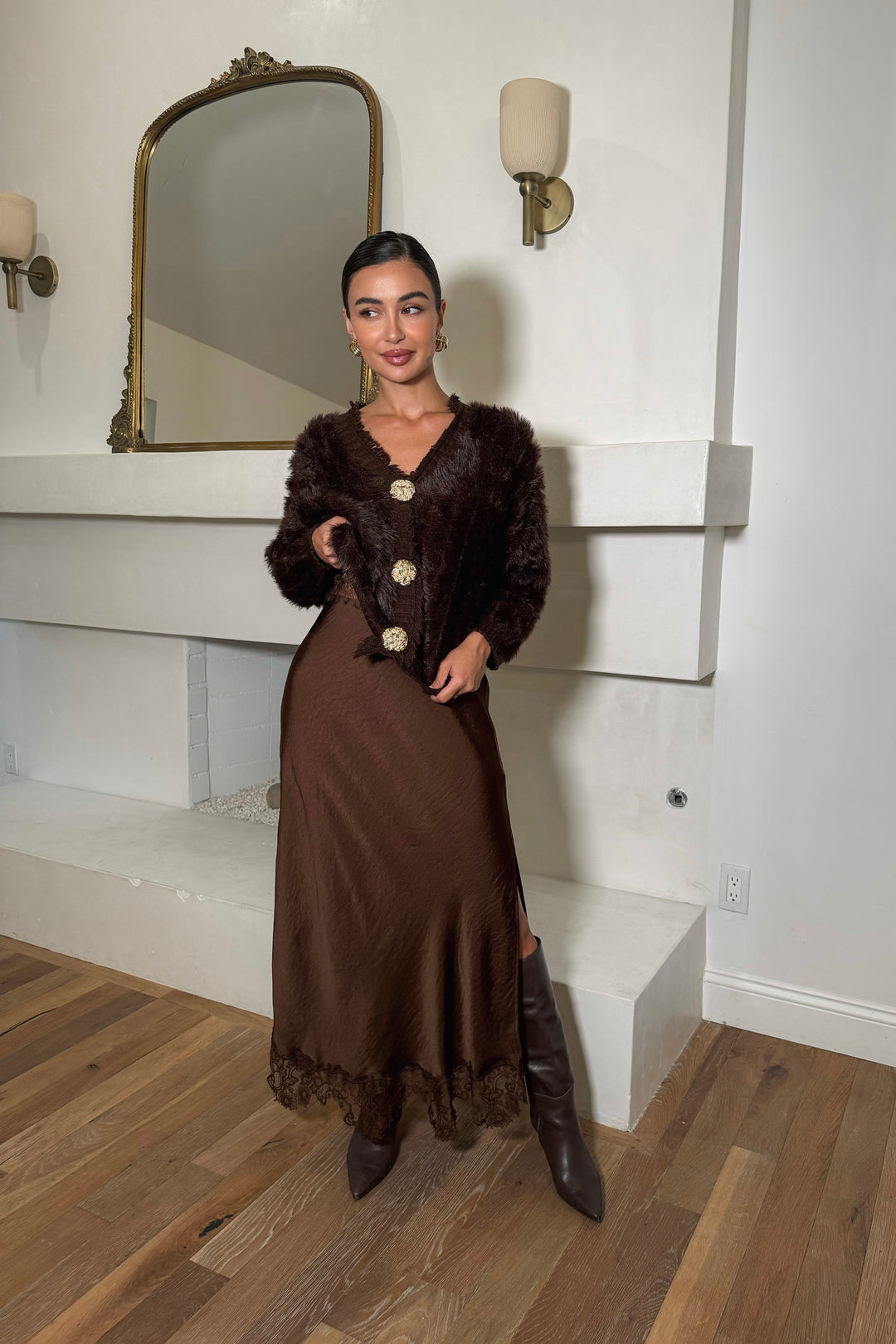 Abbey Fuzzy Cardigan