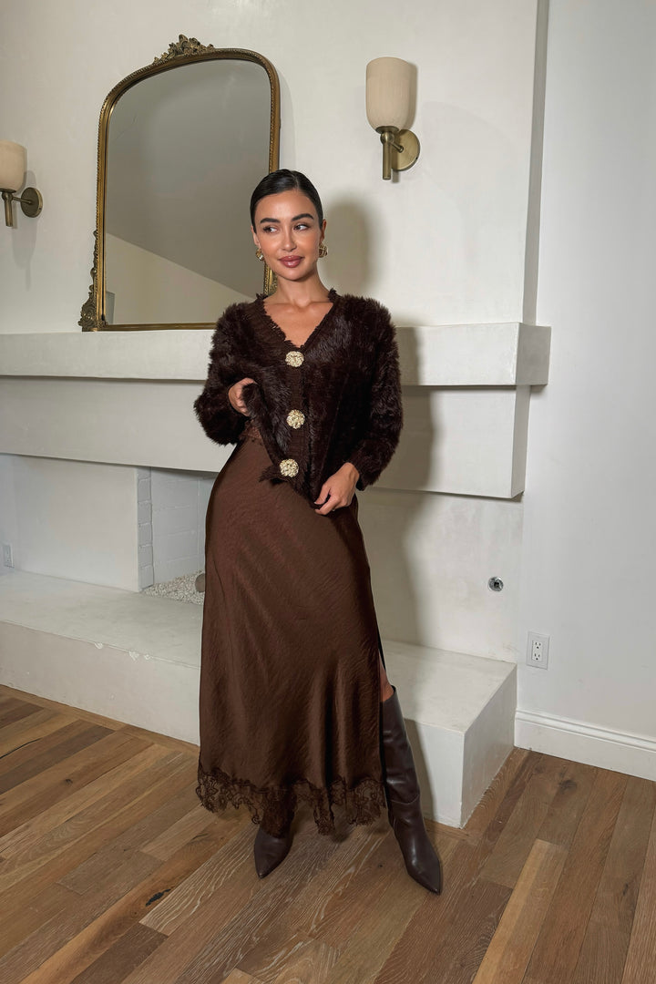 Abbey Fuzzy Cardigan