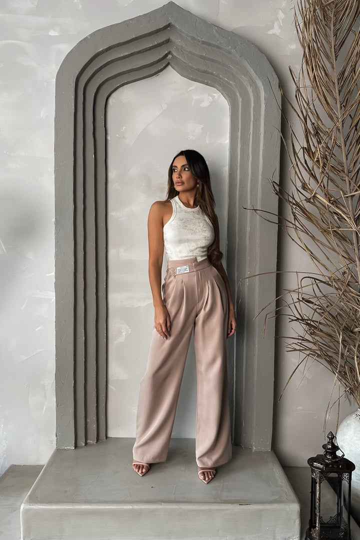 Fay Trousers - Nude