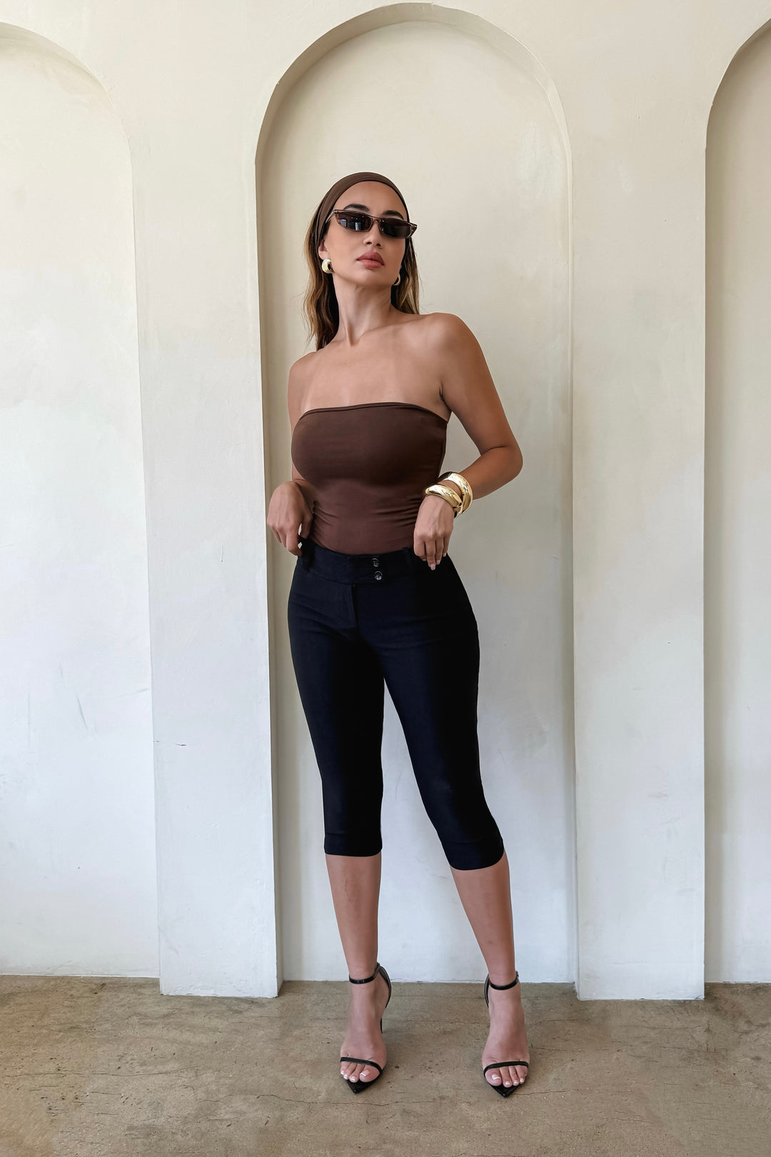 Hanna Tube Top - Brown