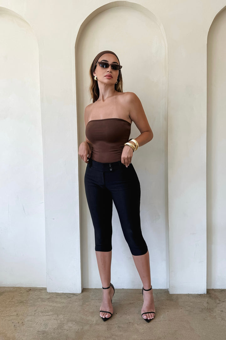 Hanna Tube Top - Brown