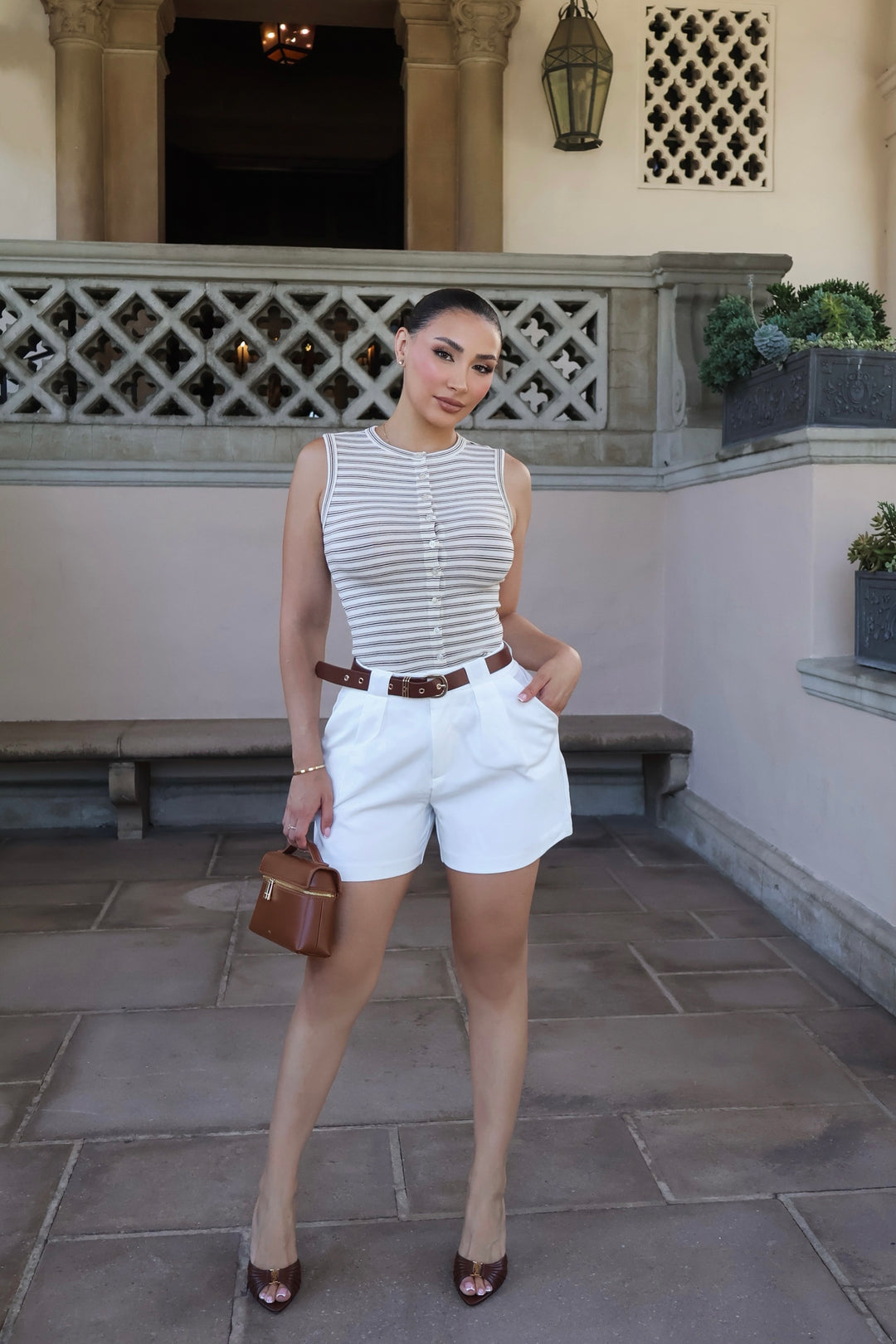 Tessa Belt Shorts