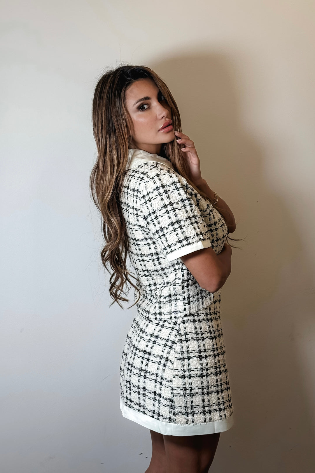 Nancy Tweed 2-Piece Skirt Set