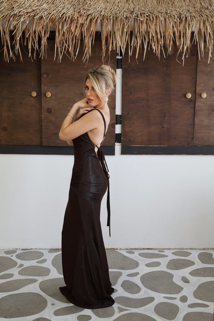May Backless Dress