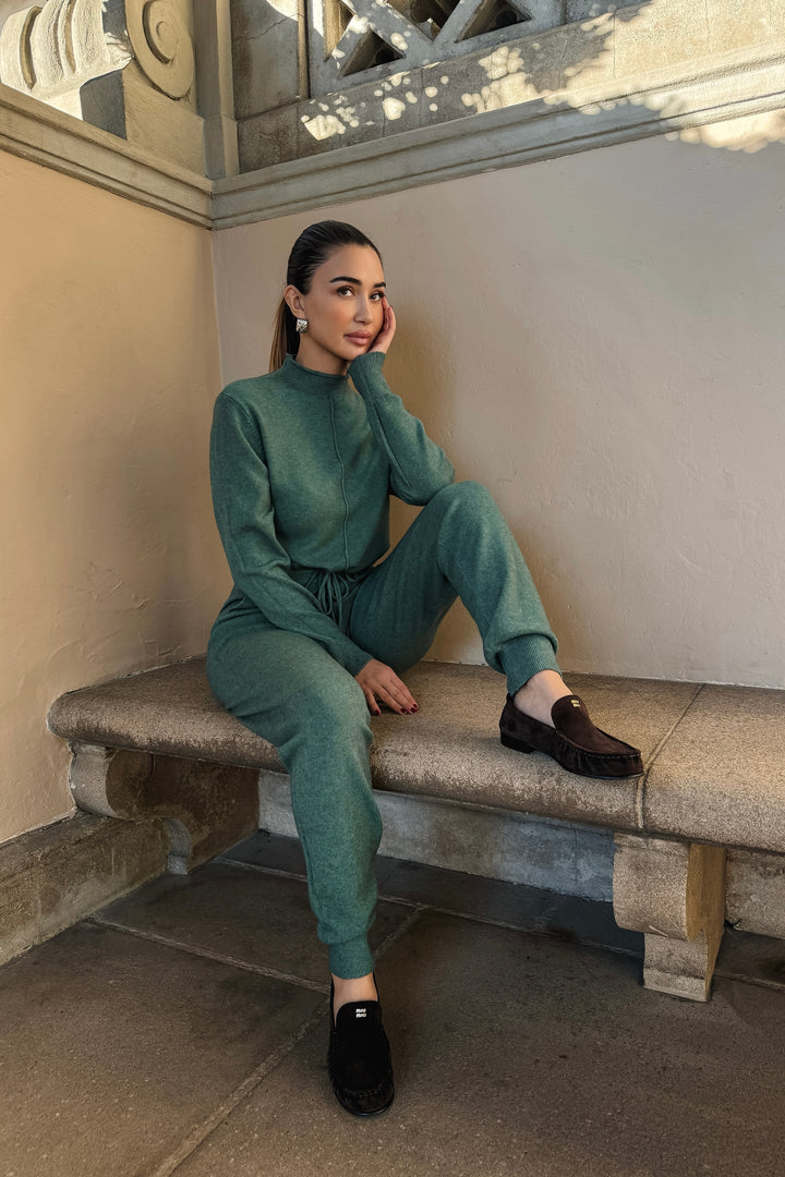 Maria Knit 2-Piece Set - Green