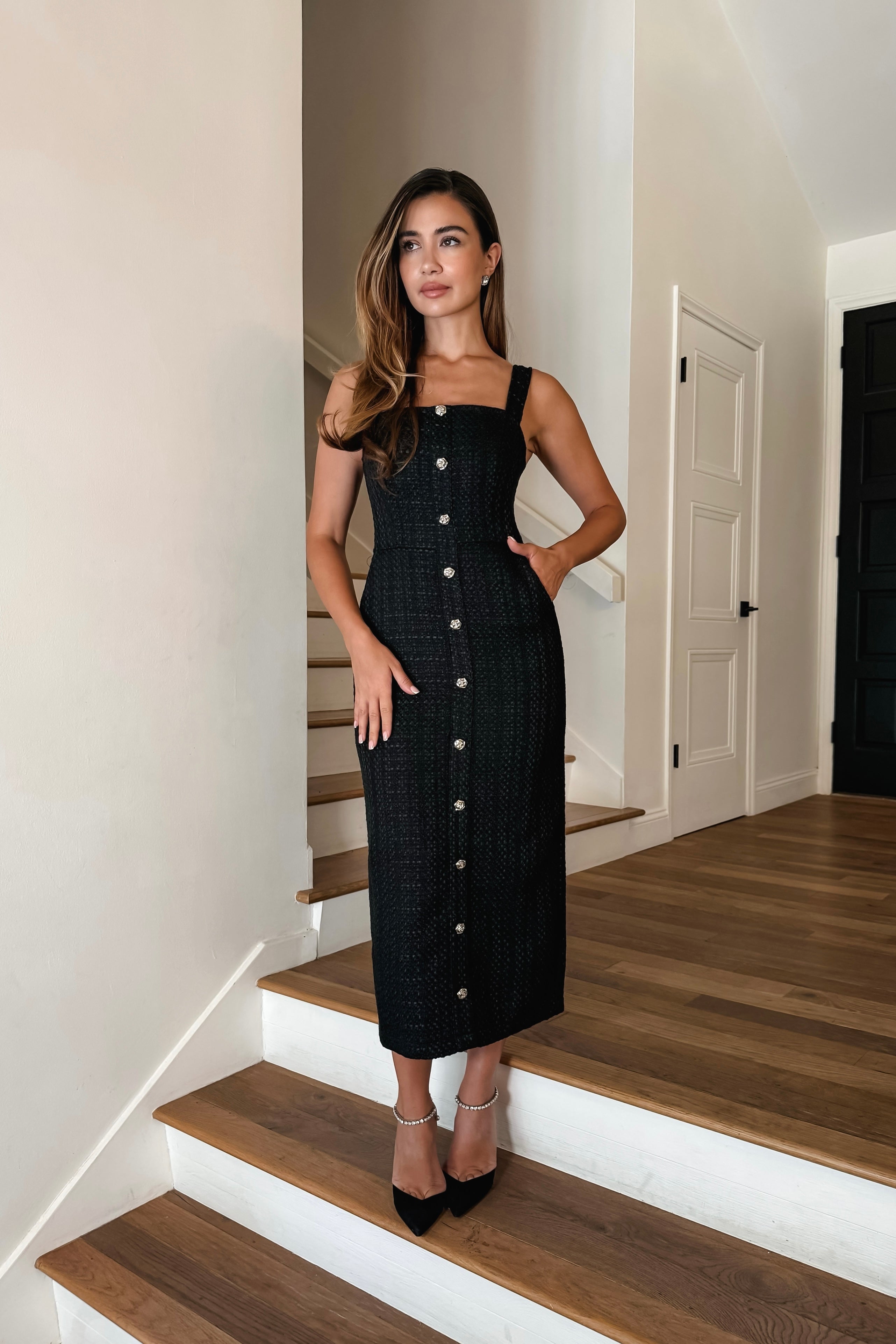★LENINA★PROM tweed A-line dress Amazon.com: Kwunbwa Women Elegant Tweed Mini Dress Long