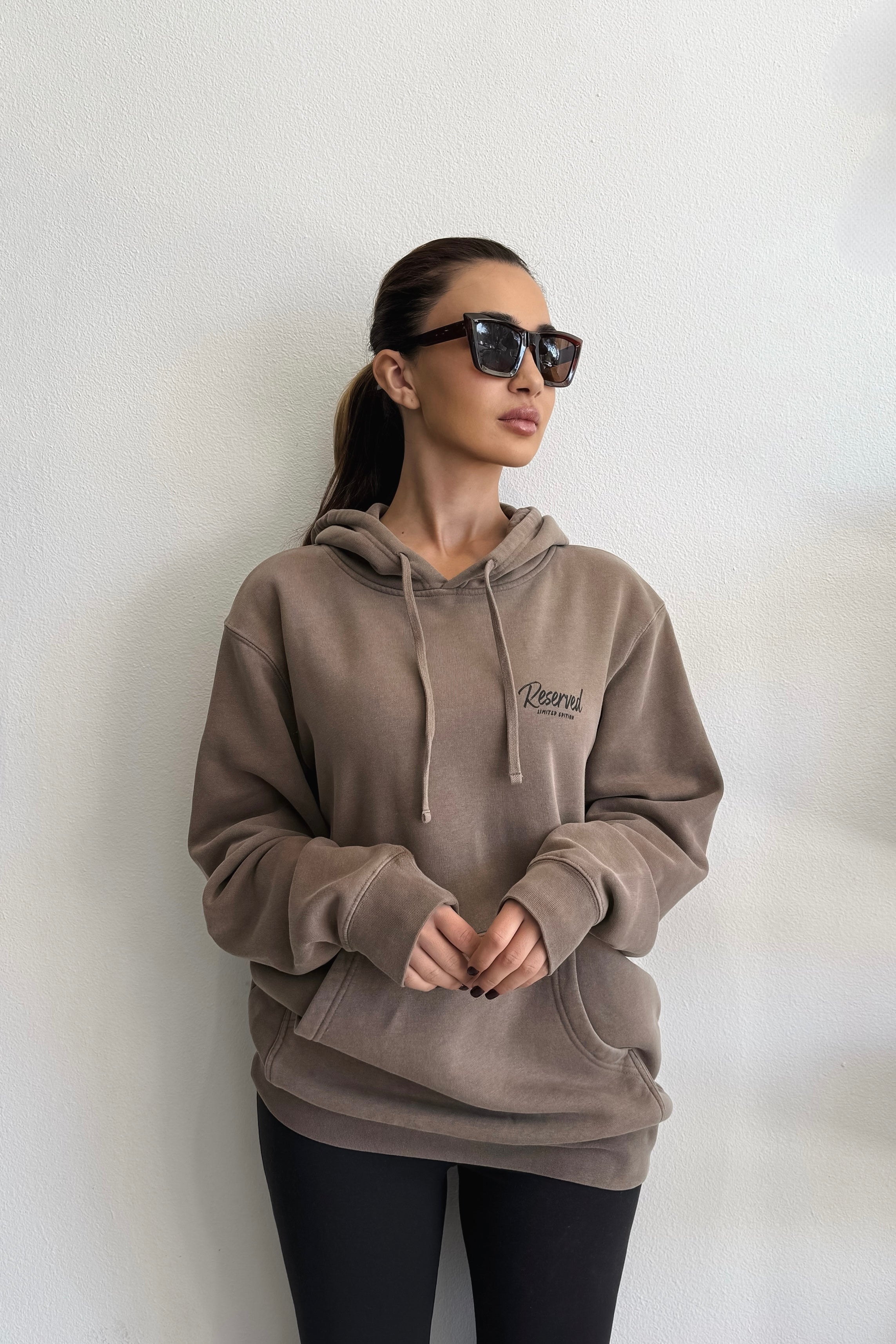 Clay color hoodie online