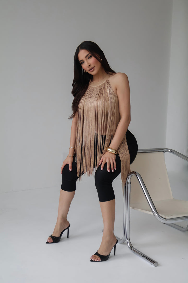 Sheryl Fringe Top