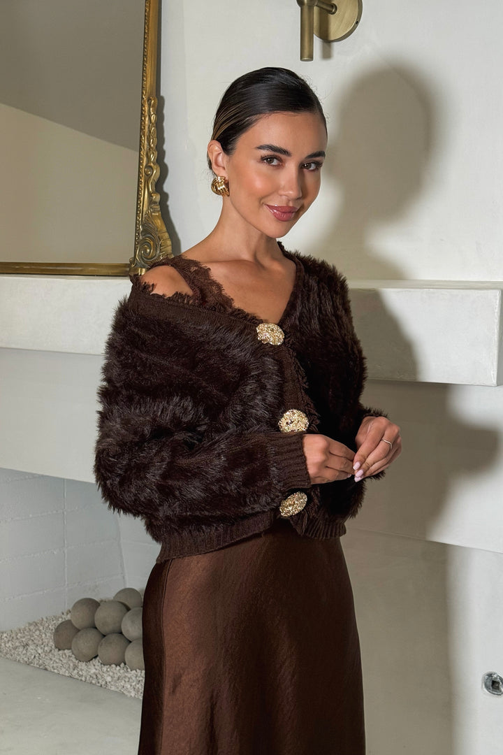Abbey Fuzzy Cardigan