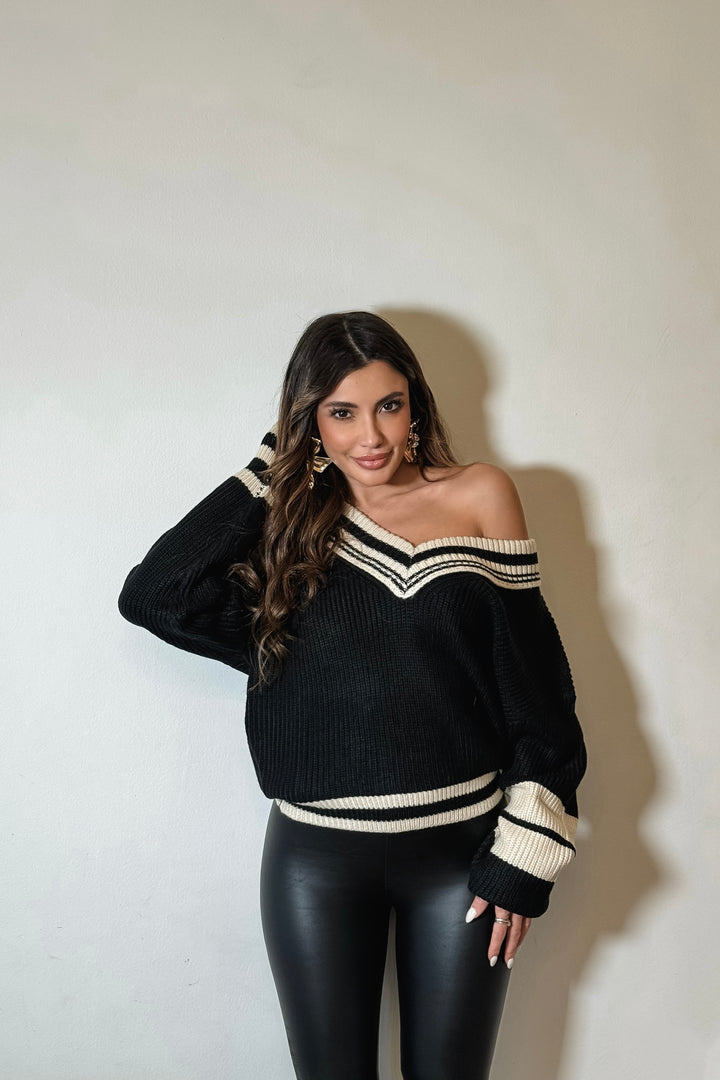 Mai Stripe Knit Sweater