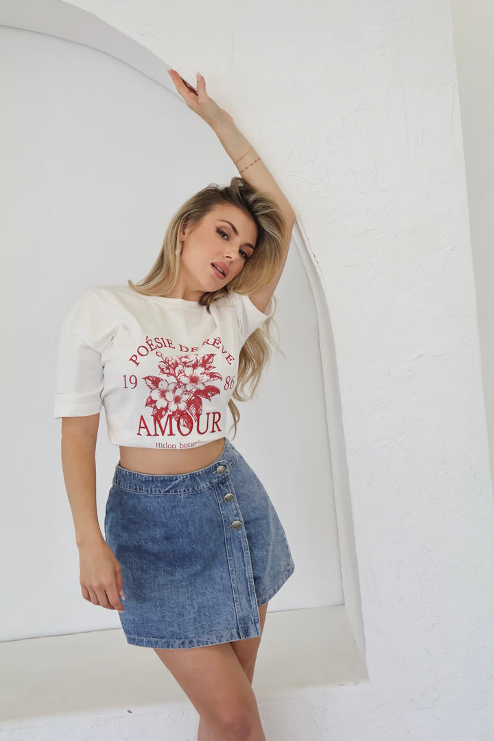 Lexi Denim Skort