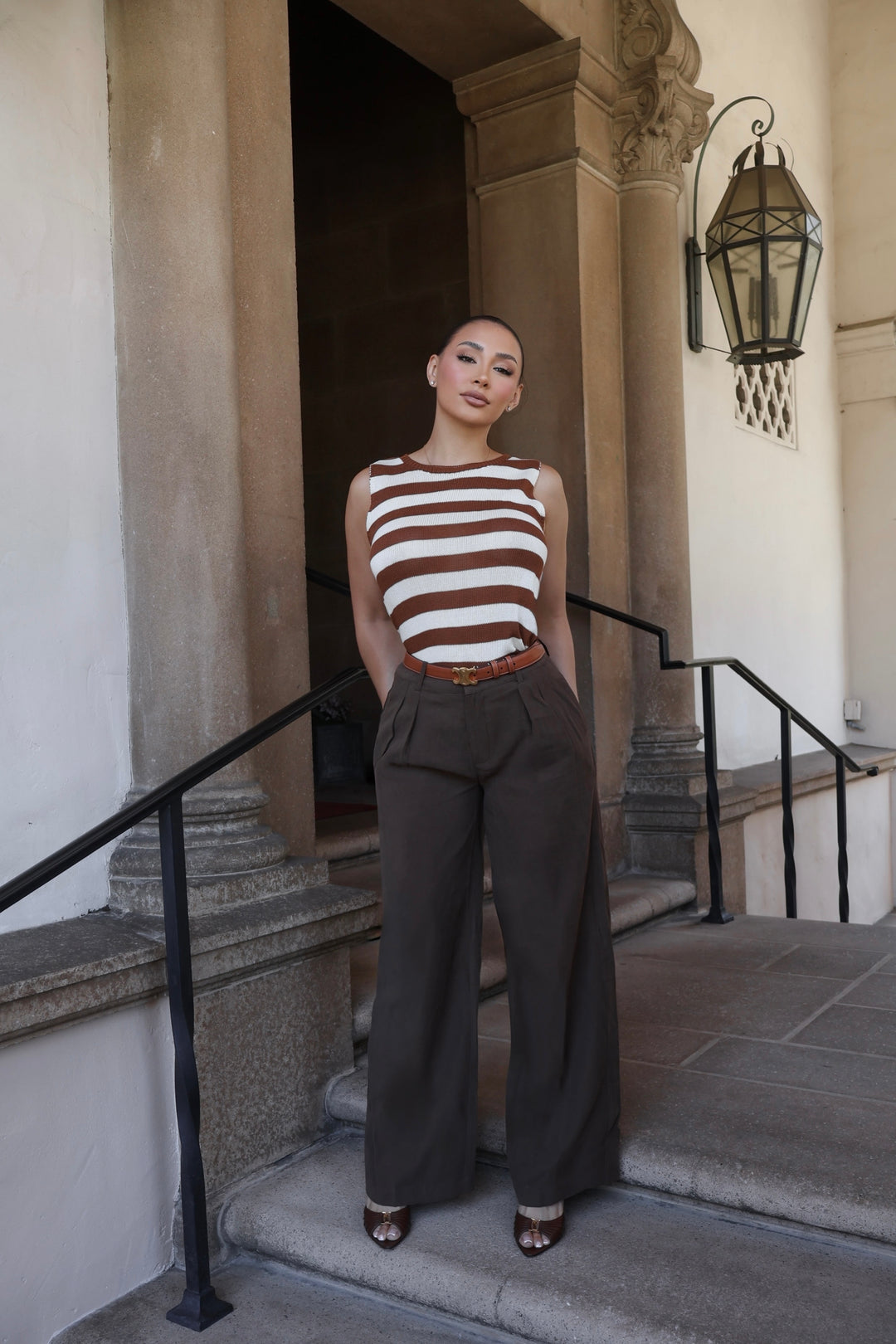 Alex Stripe Knit Top