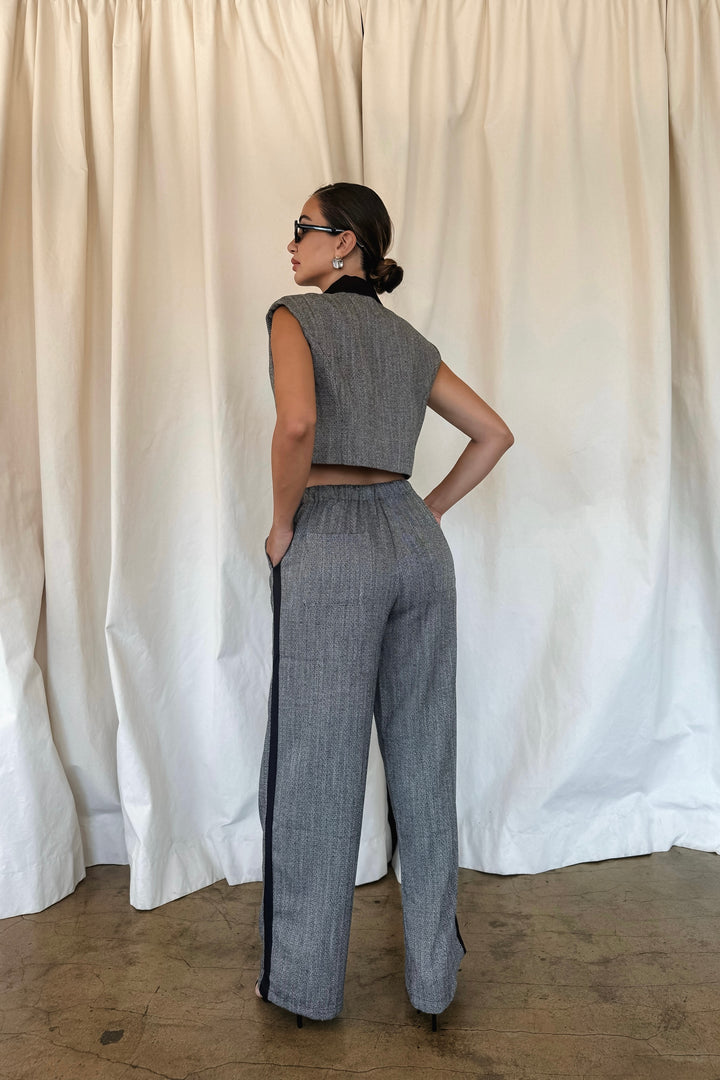 Nancy 2-Piece Tweed Pants Set