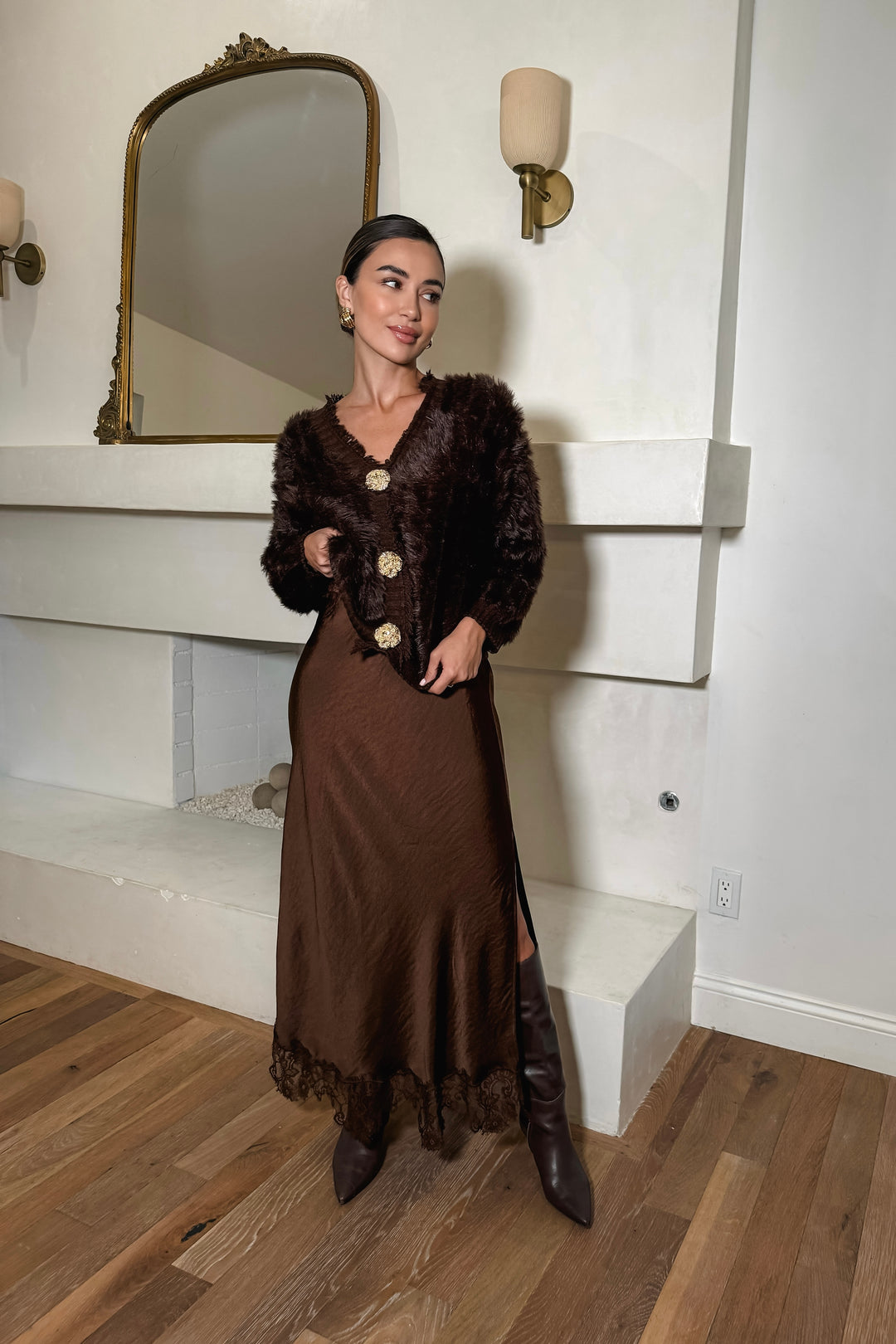 Abbey Fuzzy Cardigan