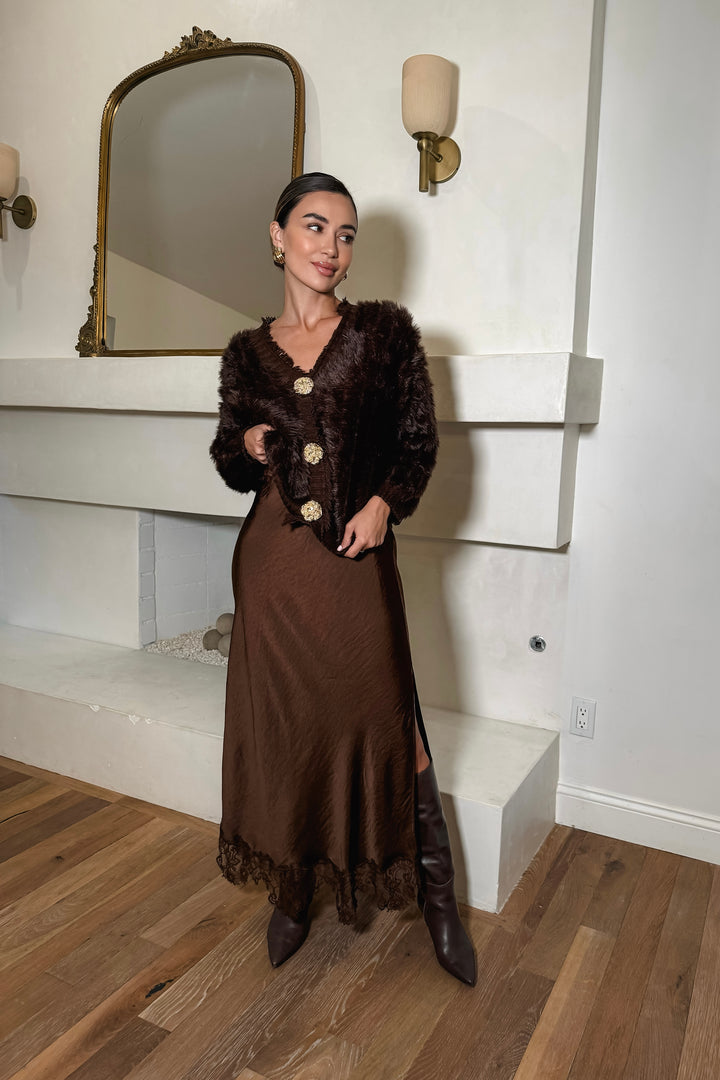 Abbey Fuzzy Cardigan