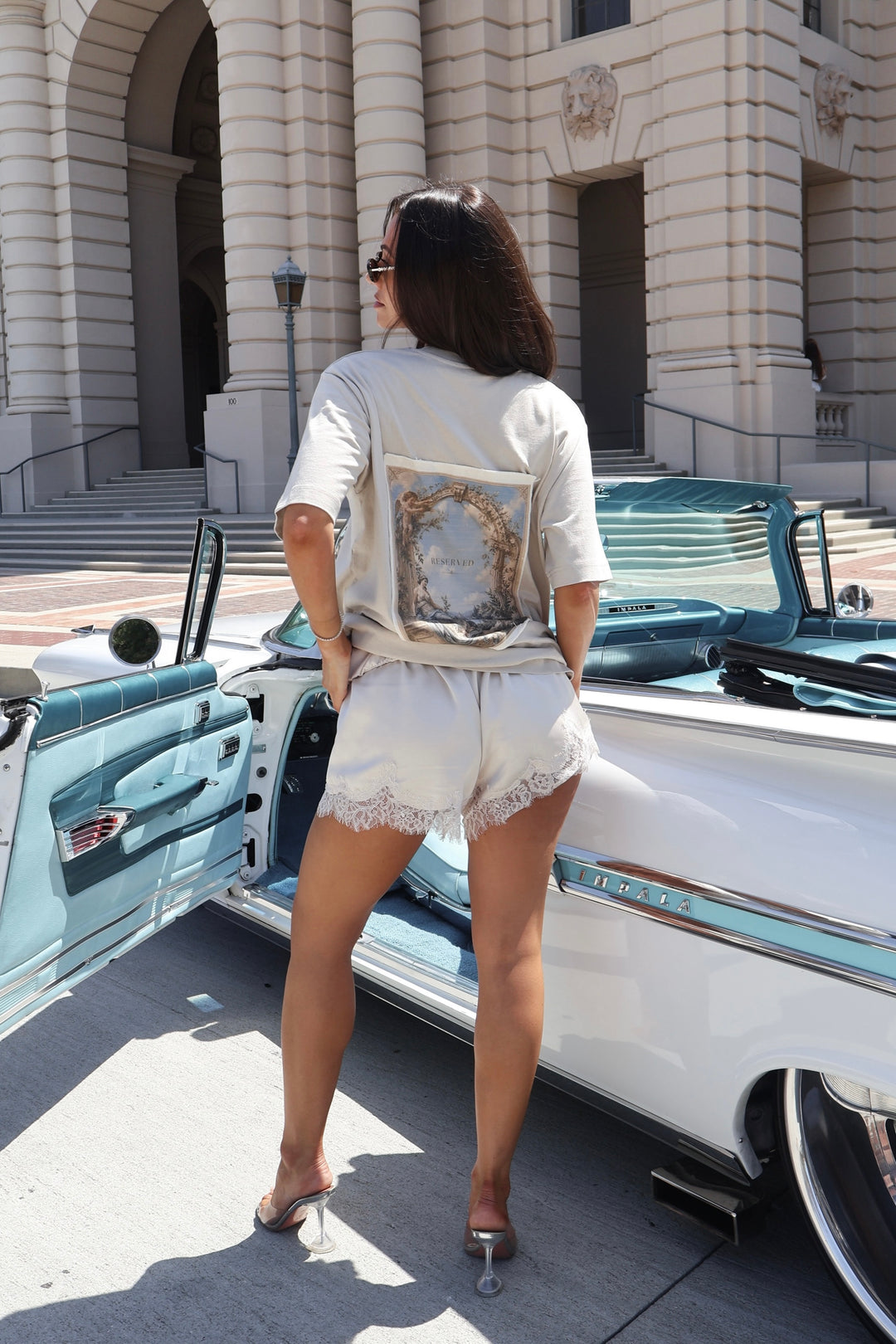 Reserved Unisex Patch T-Shirt - Ivory