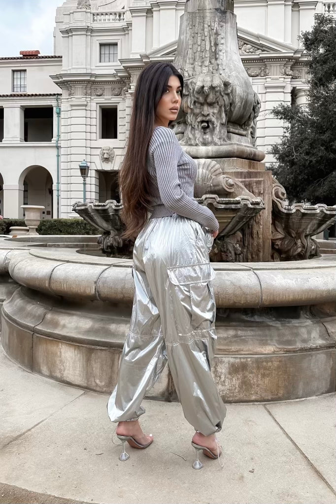 Karina Metallic Pants