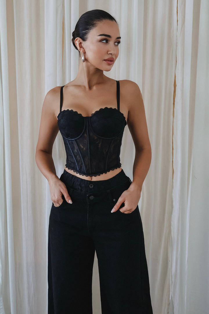 Tina Lace Corset Top